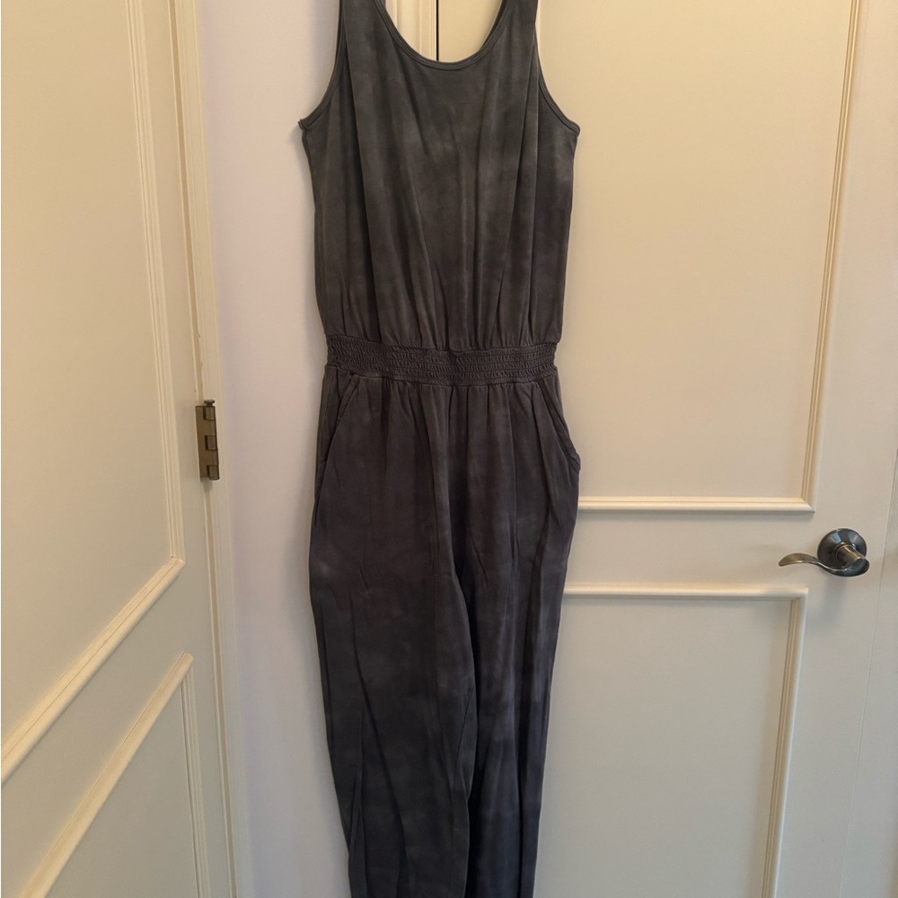 Aerie Charcoal Sleeveless Jumpsuit